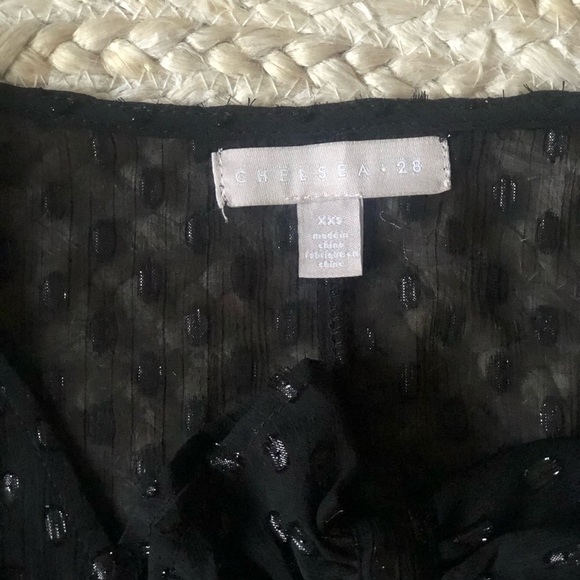 NORDSTROM Chelsea 28 maxi float dress  swimsuit cover up in black xxs - Picture 5 of 6